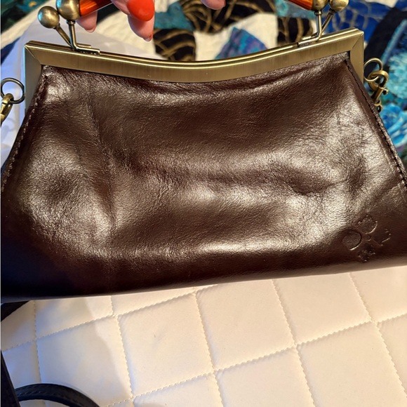 Patricia Nash  Leopard Print Women's Bag with Tan Handle - Picture 4 of 7